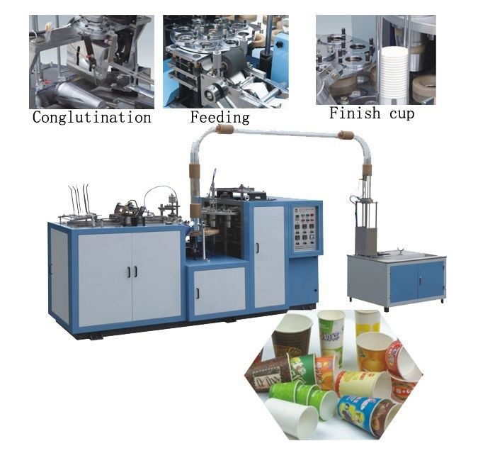 High Speed Paper Cup Machine With Collecting supplier